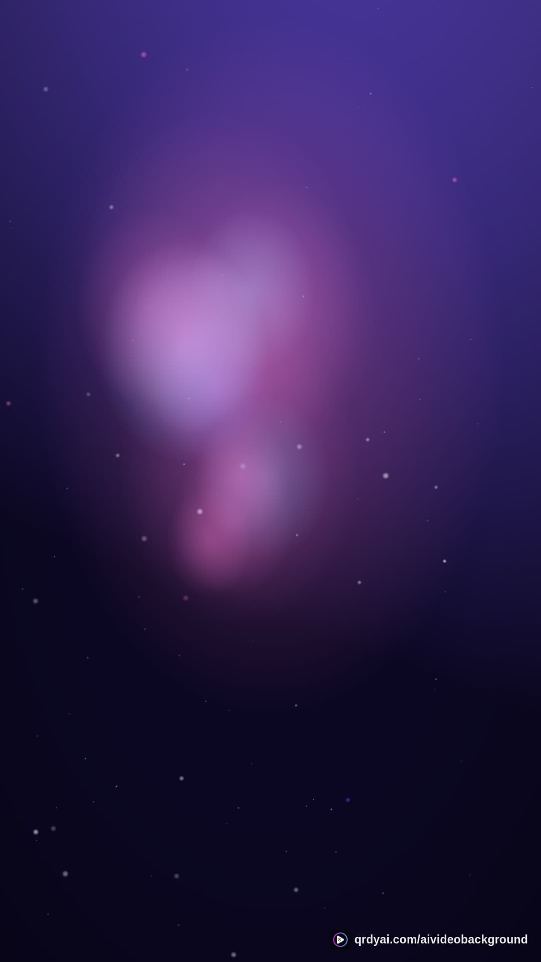 cosmos drift portrait loop video background preview