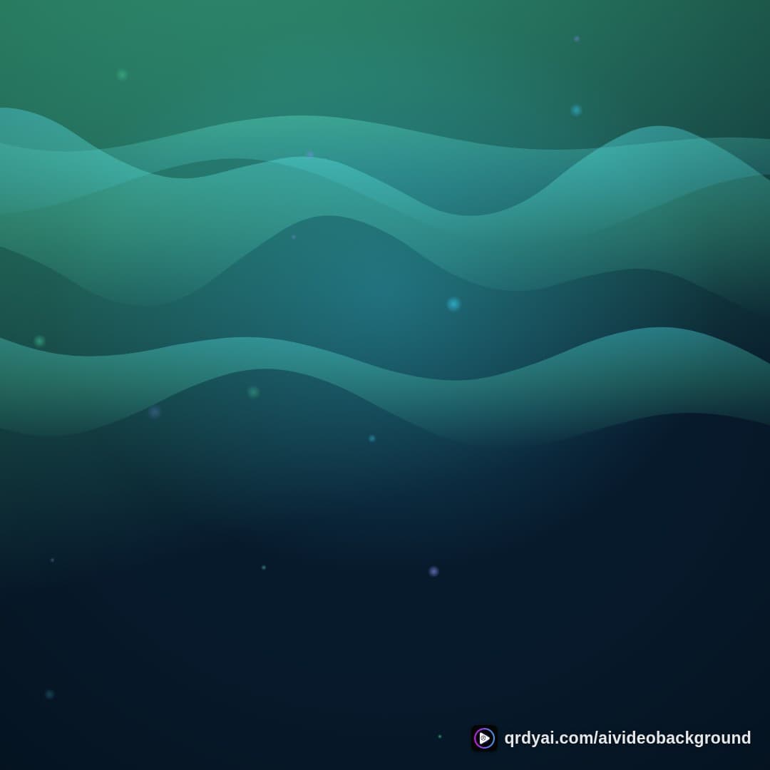 aurora breath square loop video background preview