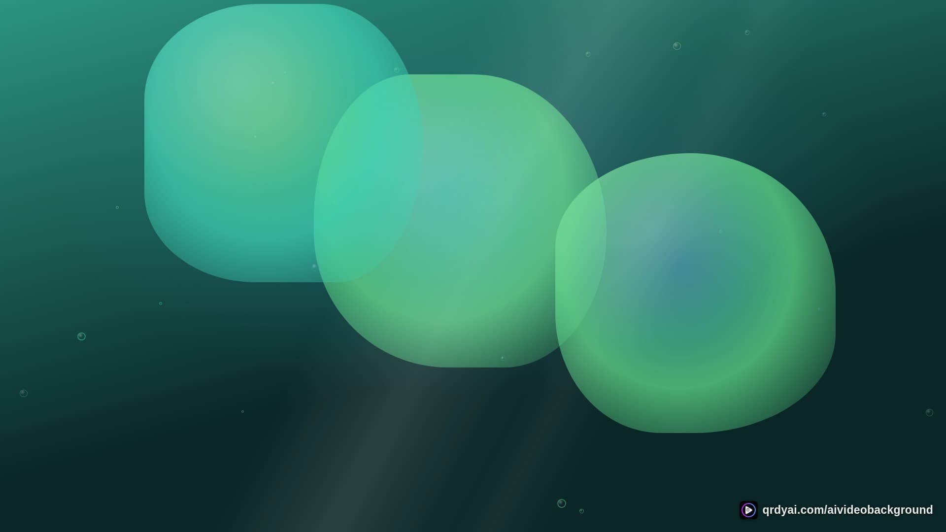 liquid bubble float landscape loop video background preview