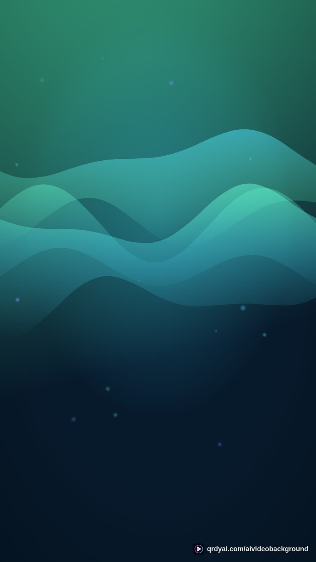 aurora breath portrait loop video background preview