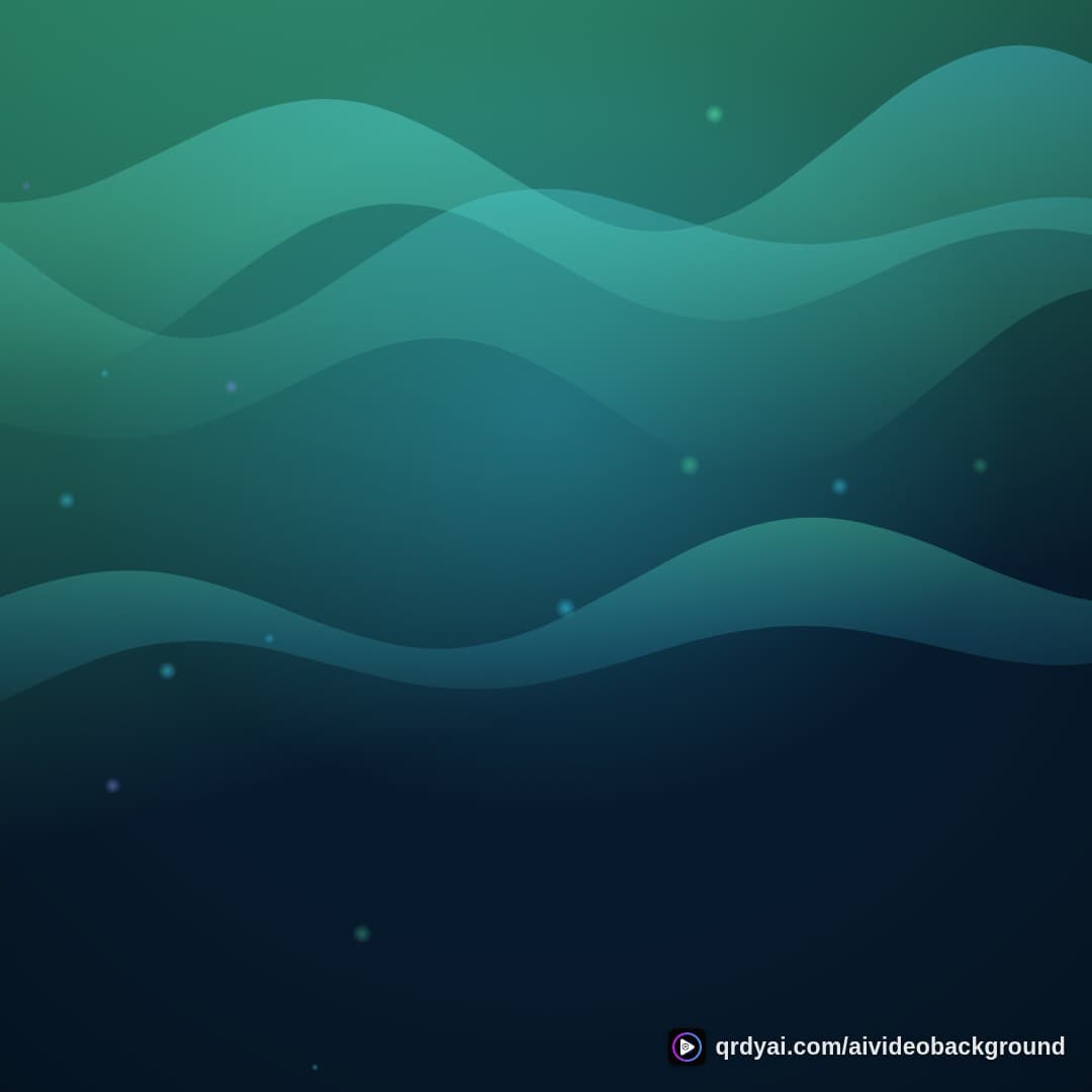 aurora breath square loop video background preview