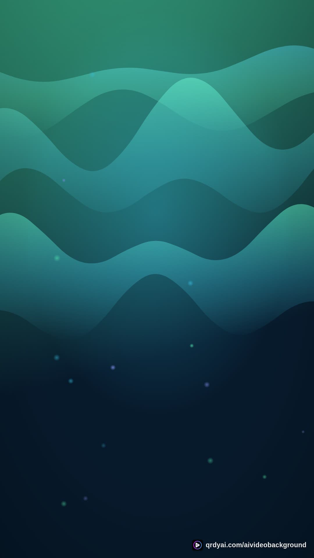 aurora breath portrait loop video background preview