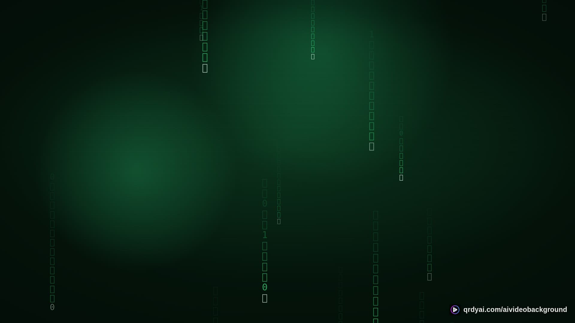 circuit matrix rain landscape loop video background preview