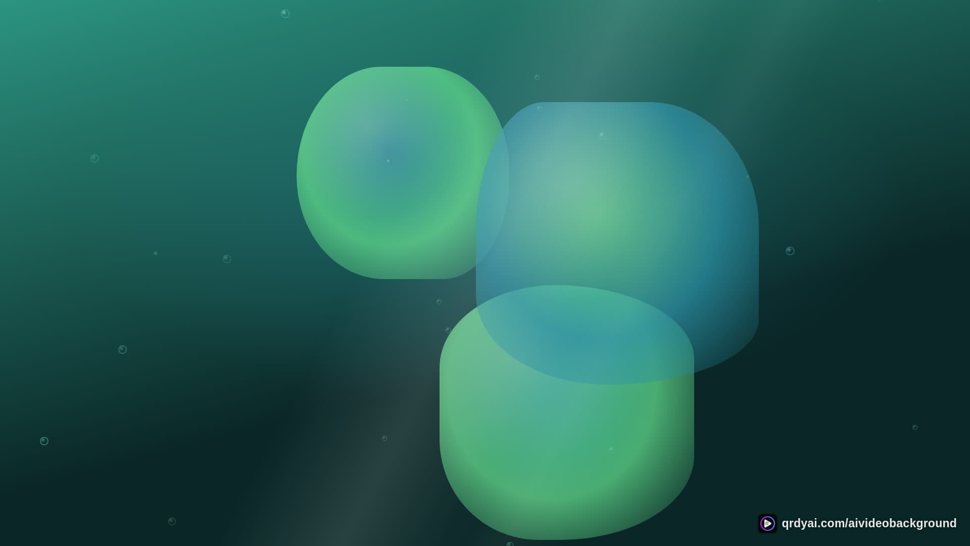 liquid bubble float landscape loop video background preview