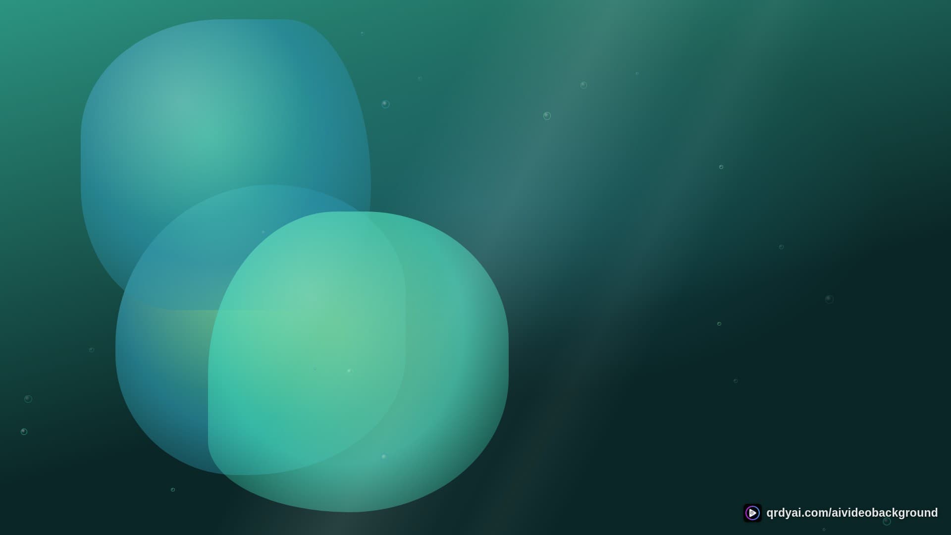 liquid bubble float landscape loop video background preview