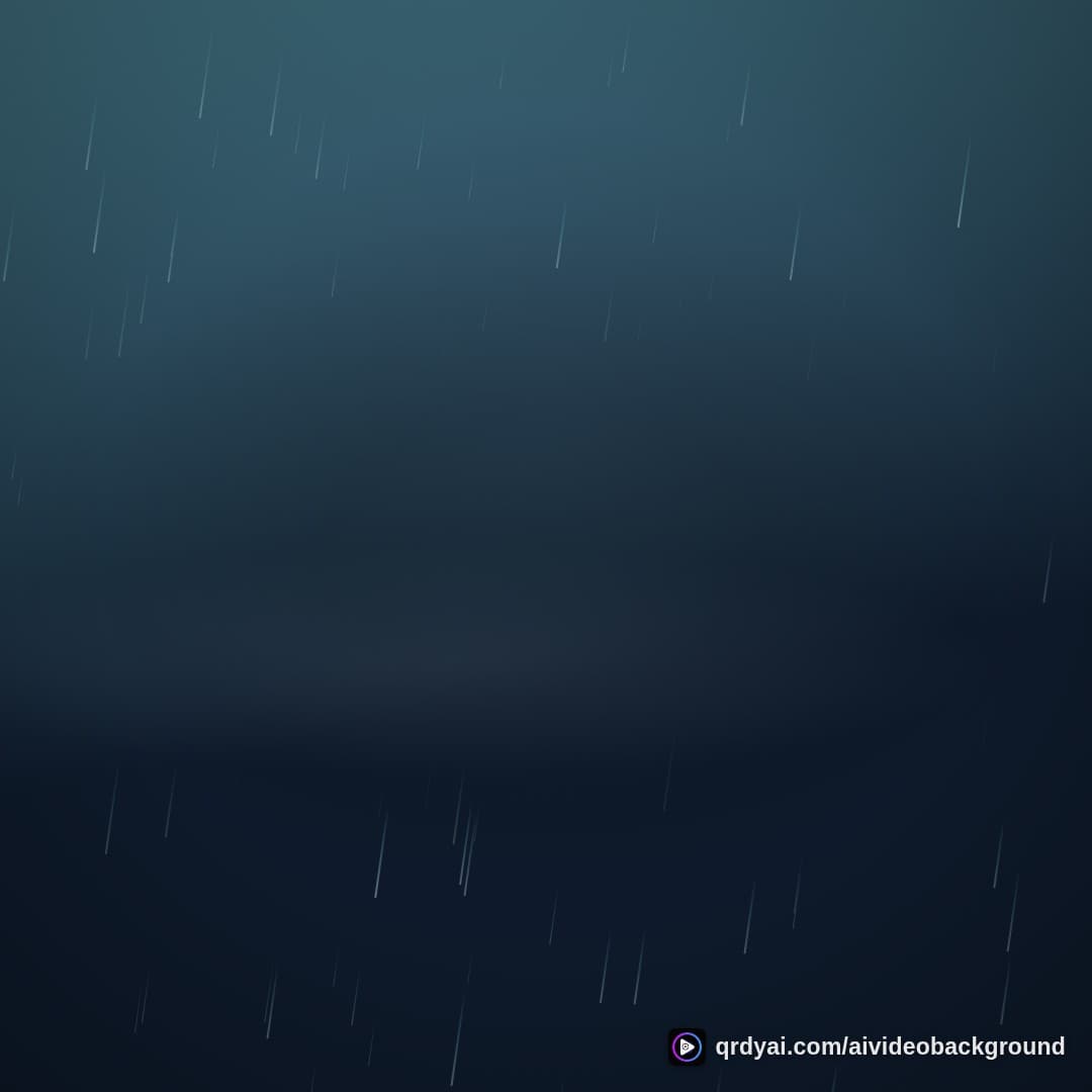 weather blue rain square loop video background preview