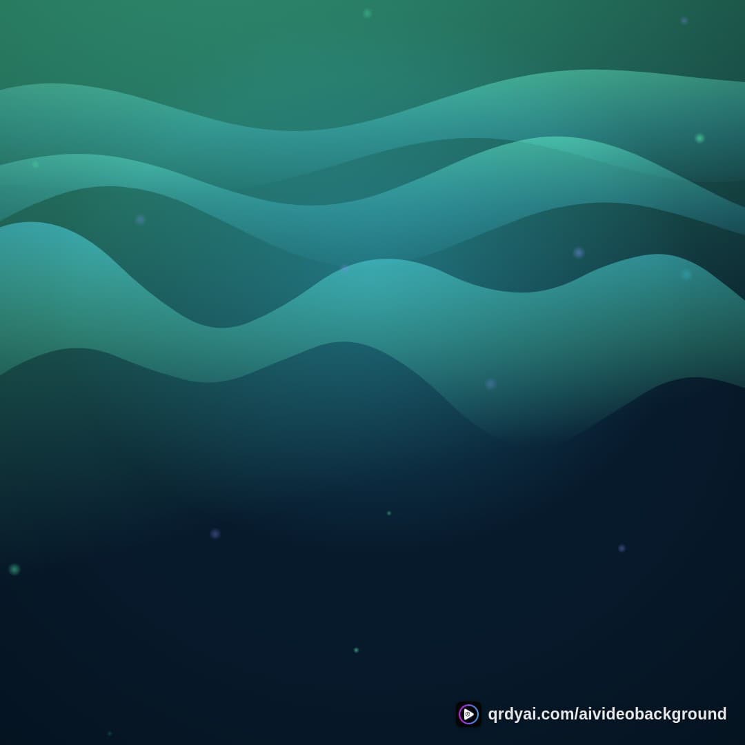 aurora breath square loop video background preview