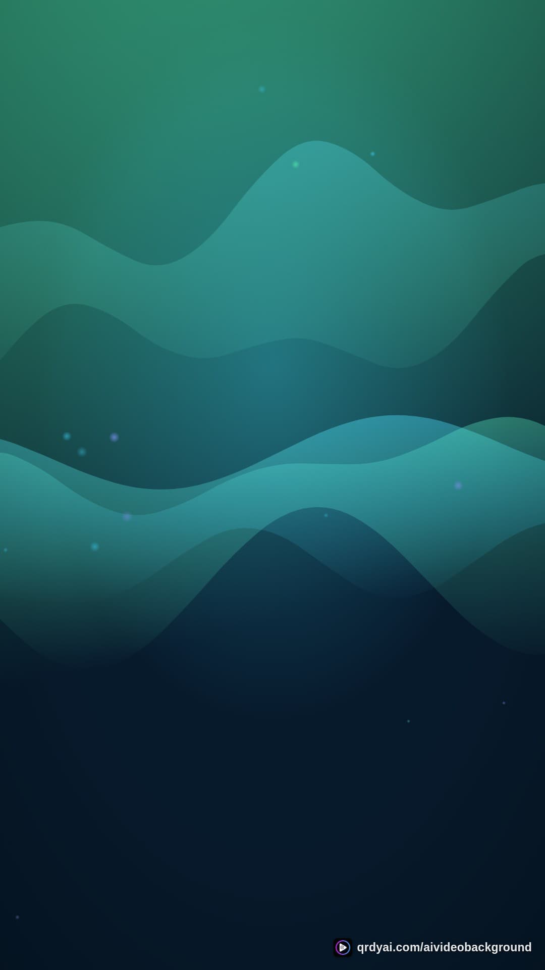 aurora breath portrait loop video background preview