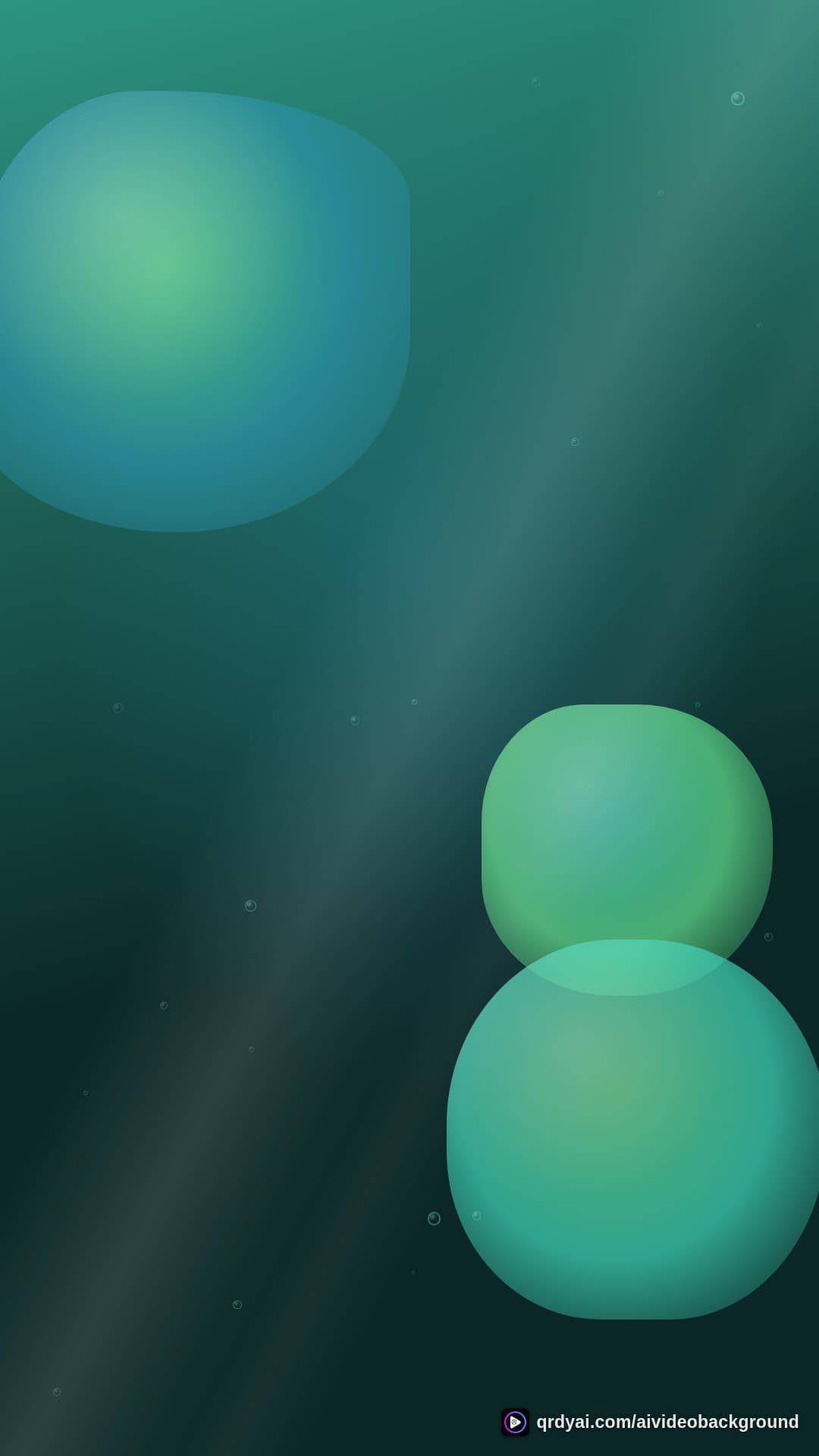 liquid bubble float portrait loop video background preview