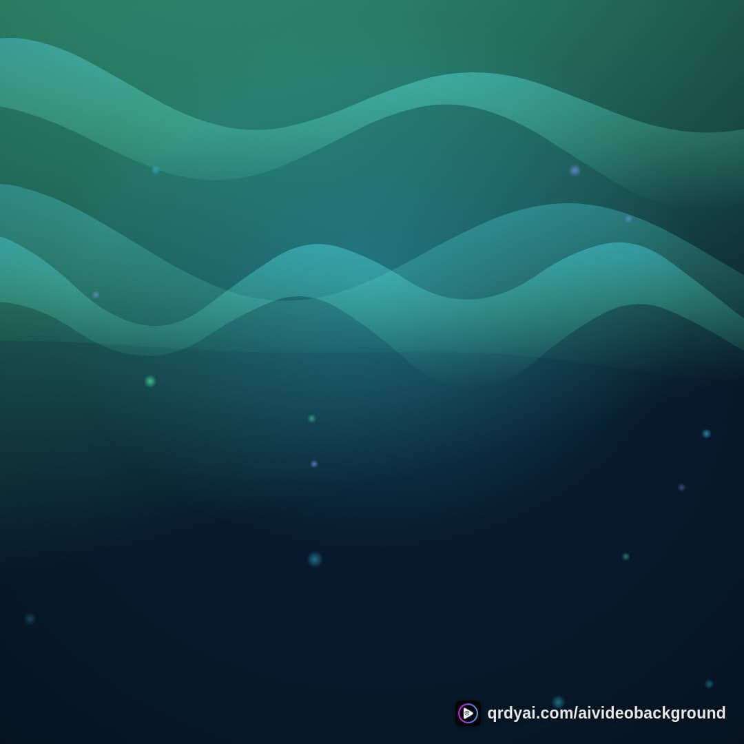 aurora breath square loop video background preview
