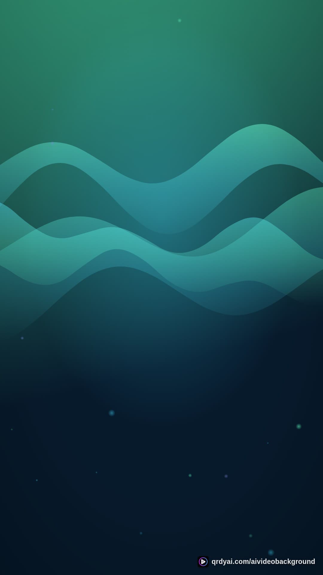 aurora breath portrait loop video background preview