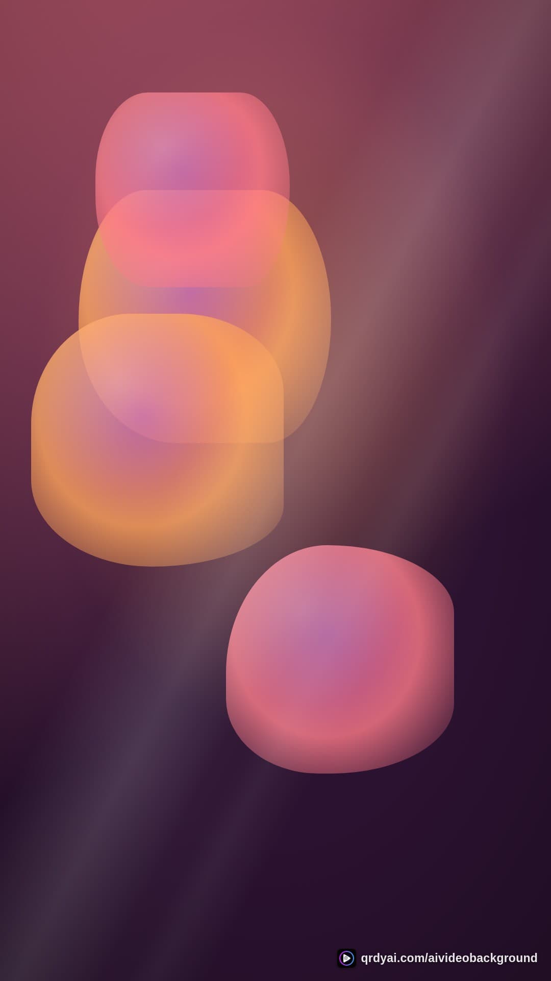 liquid melt portrait loop video background preview