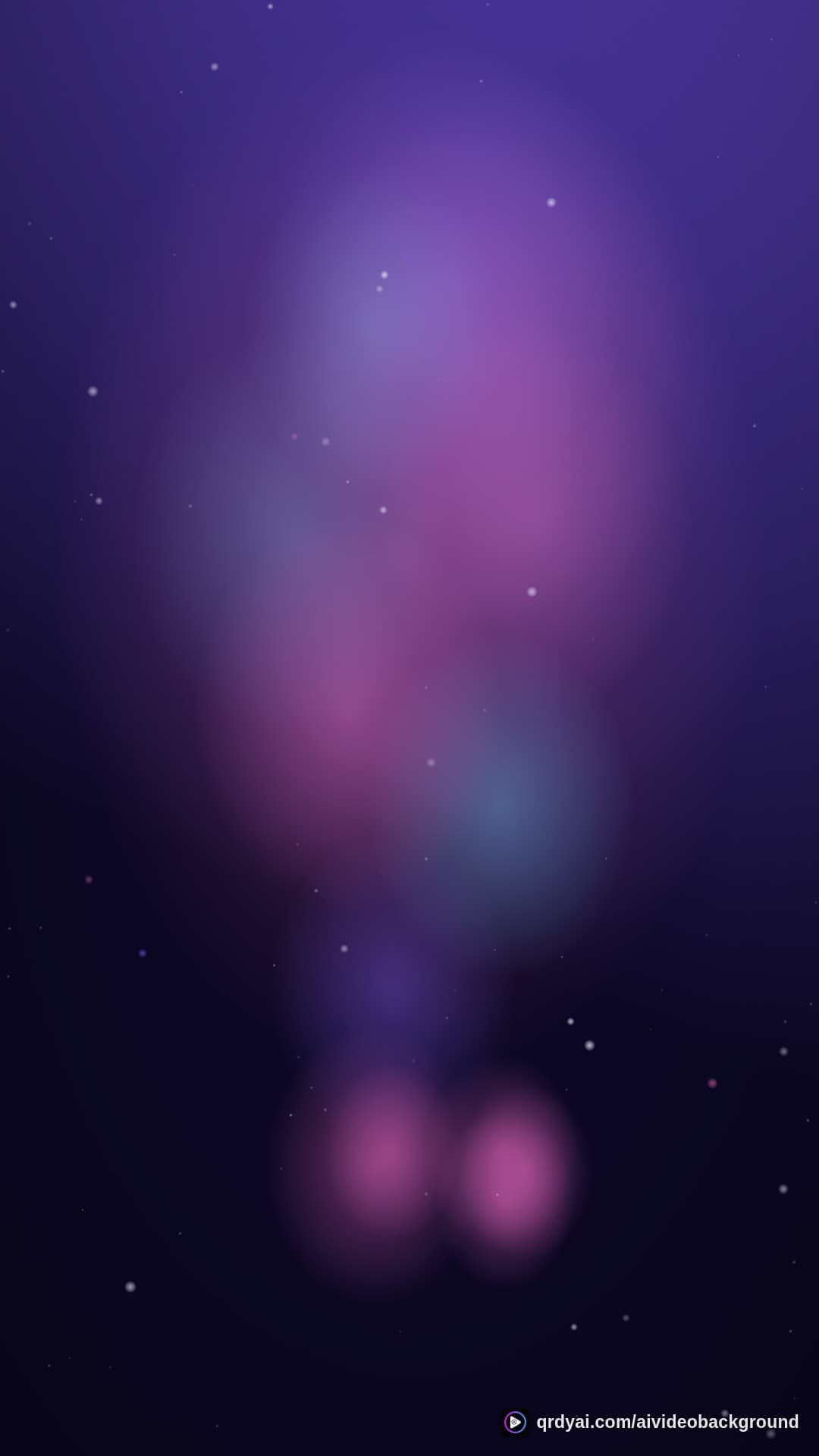 cosmos drift portrait loop video background preview