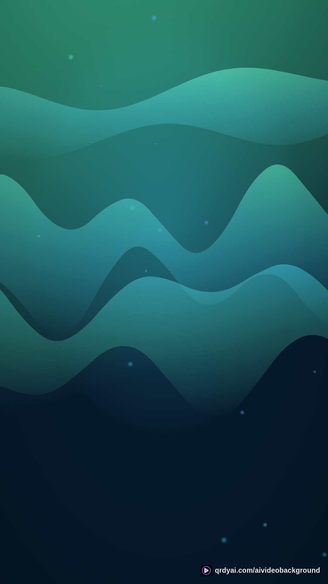 aurora breath portrait loop video background preview
