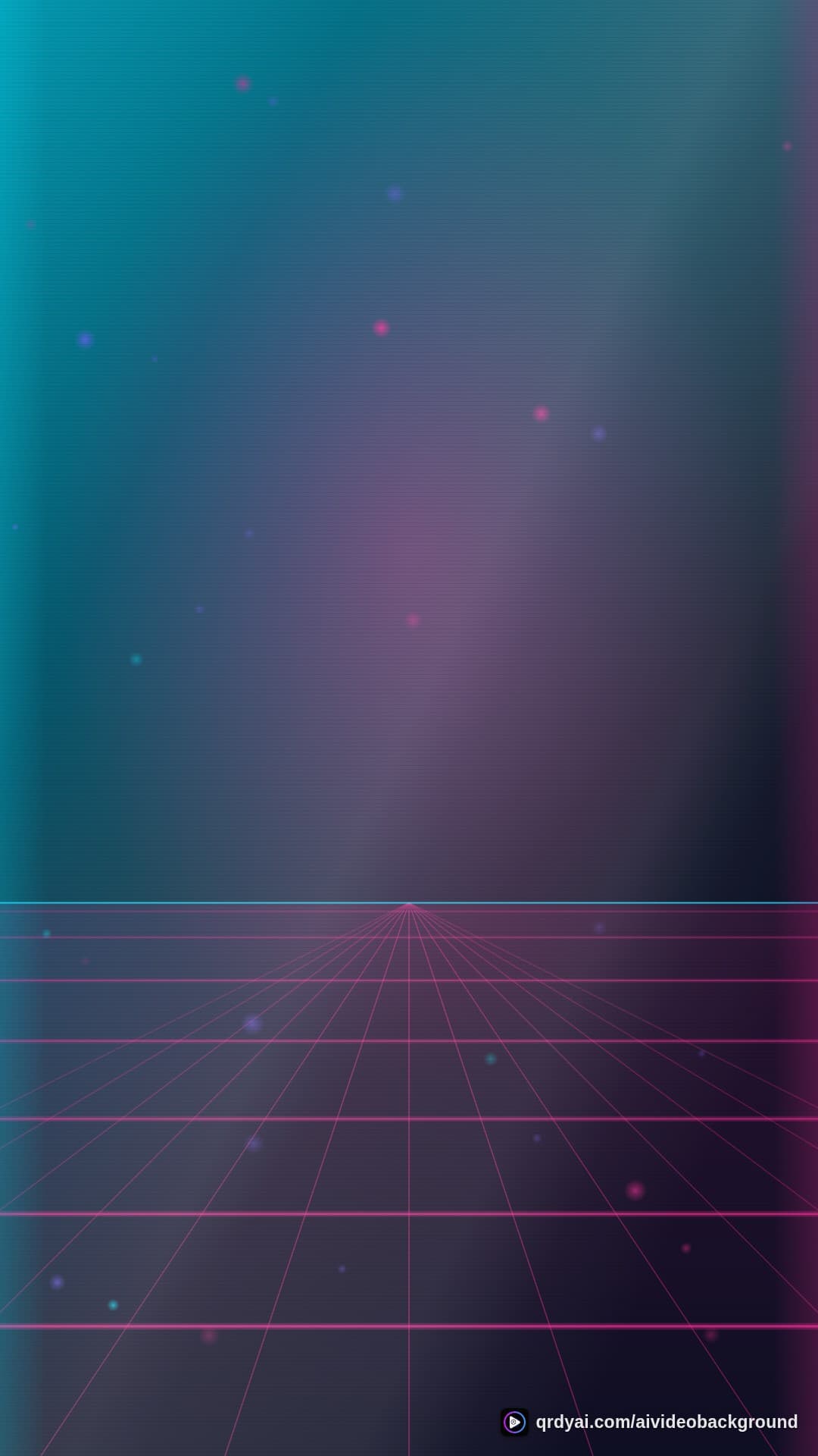 retro y2k chrome portrait loop video background preview
