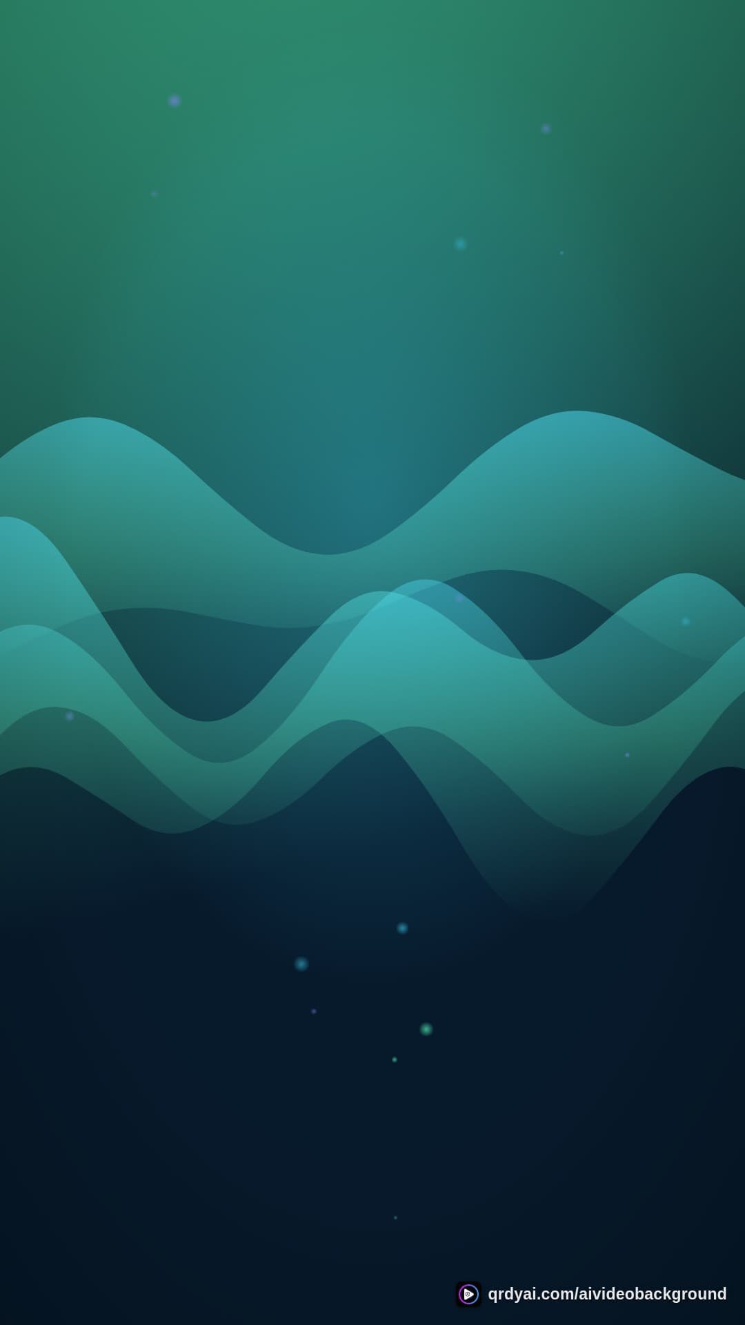 aurora breath portrait loop video background preview