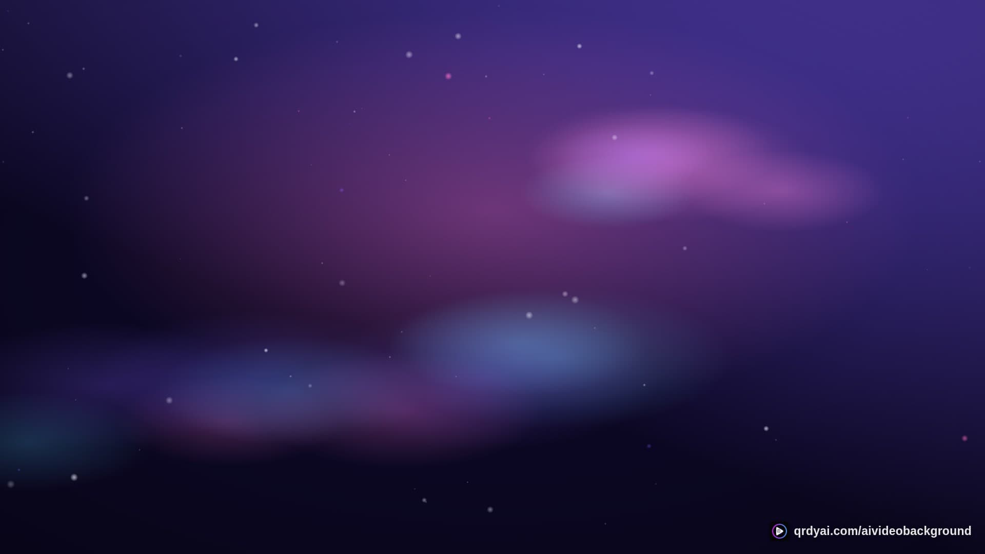 cosmos drift landscape loop video background preview