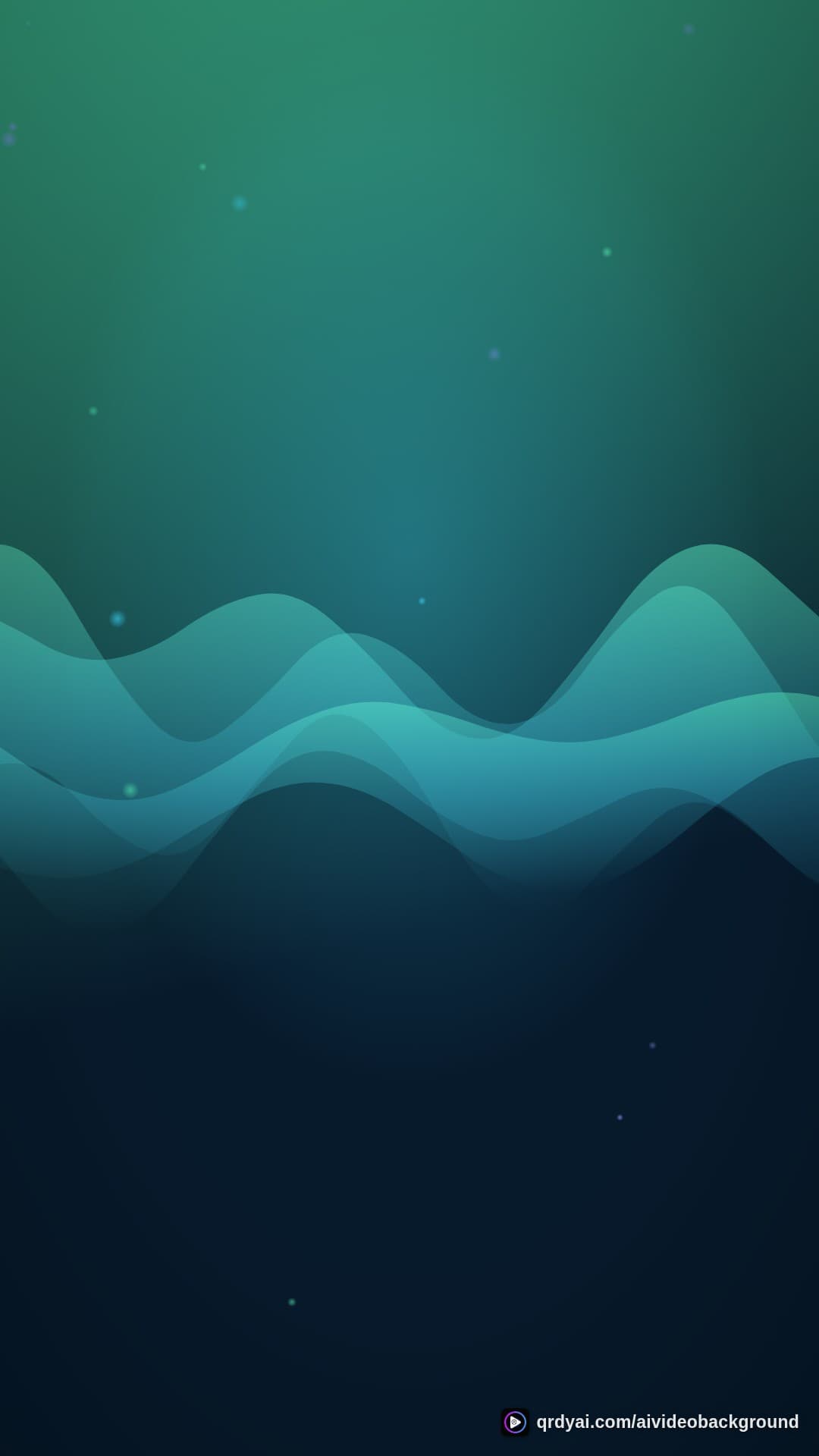 aurora breath portrait loop video background preview