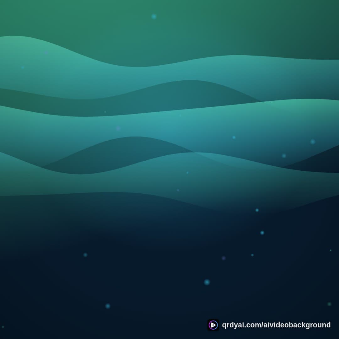 aurora breath square loop video background preview