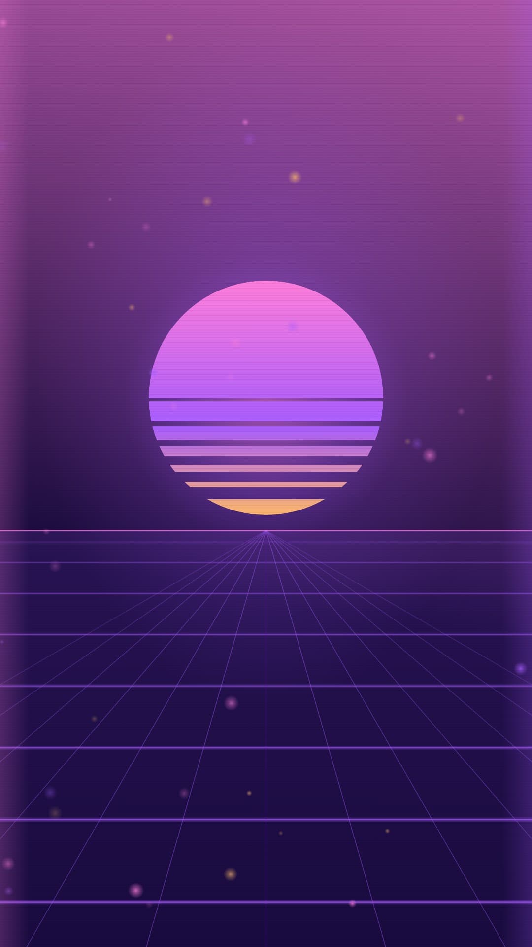 retro night rush portrait loop video background preview