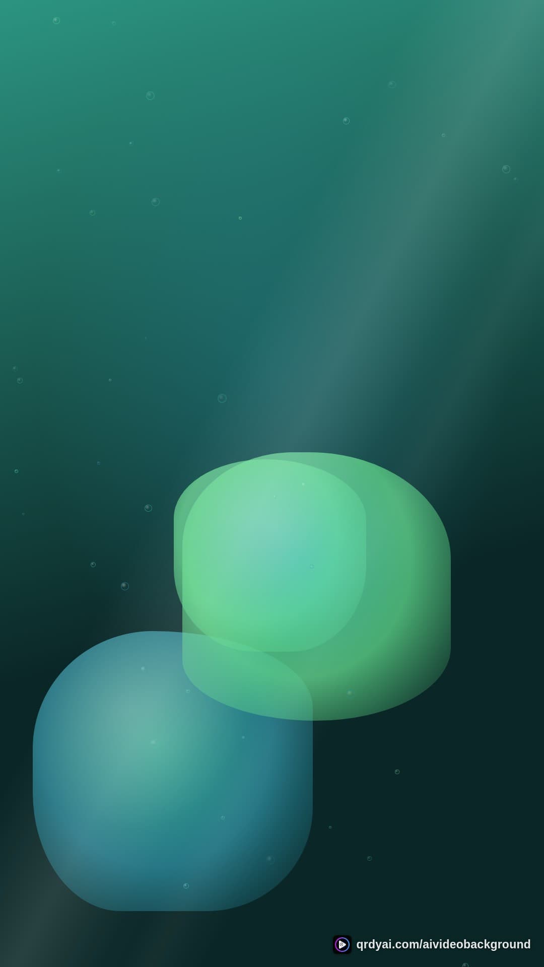 liquid bubble float portrait loop video background preview