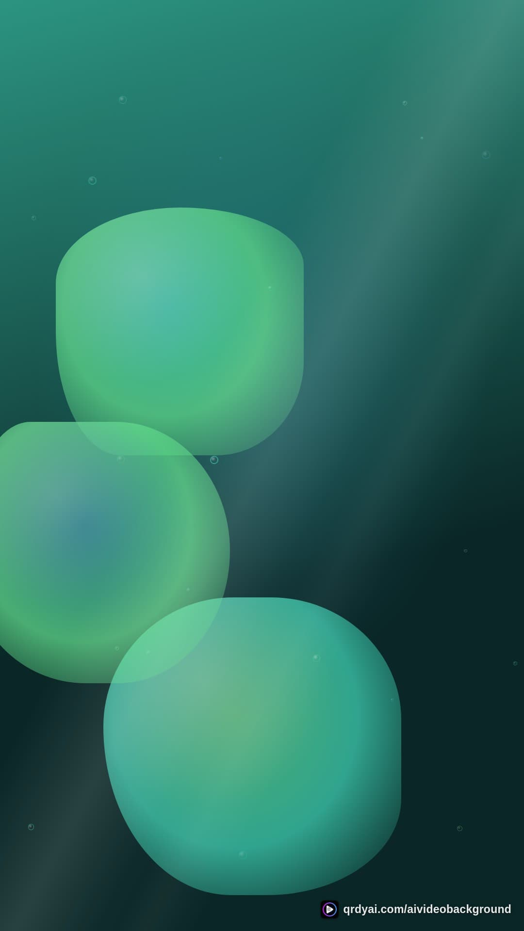 liquid bubble float portrait loop video background preview