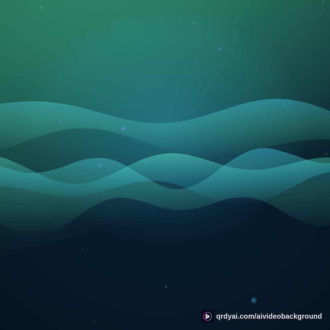 aurora breath square loop video background preview