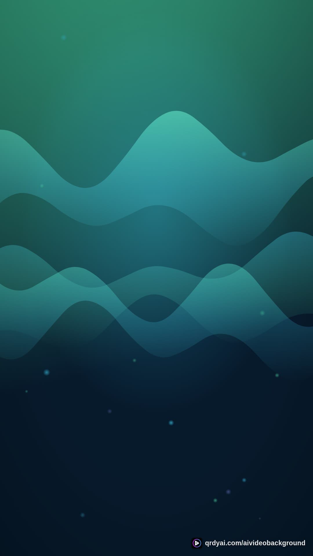 aurora breath portrait loop video background preview