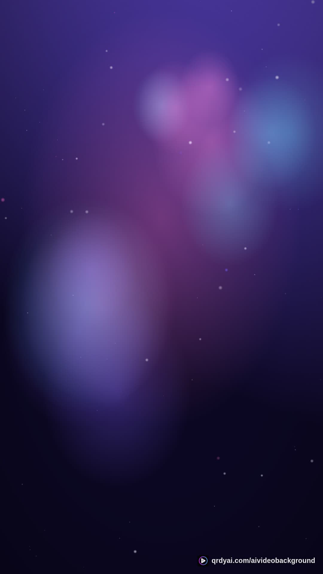 cosmos drift portrait loop video background preview