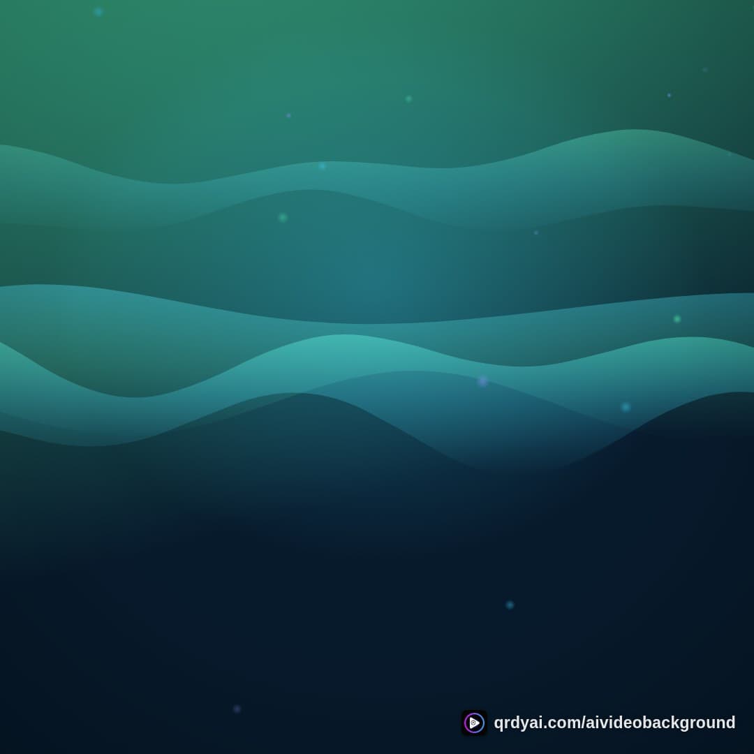 aurora breath square loop video background preview