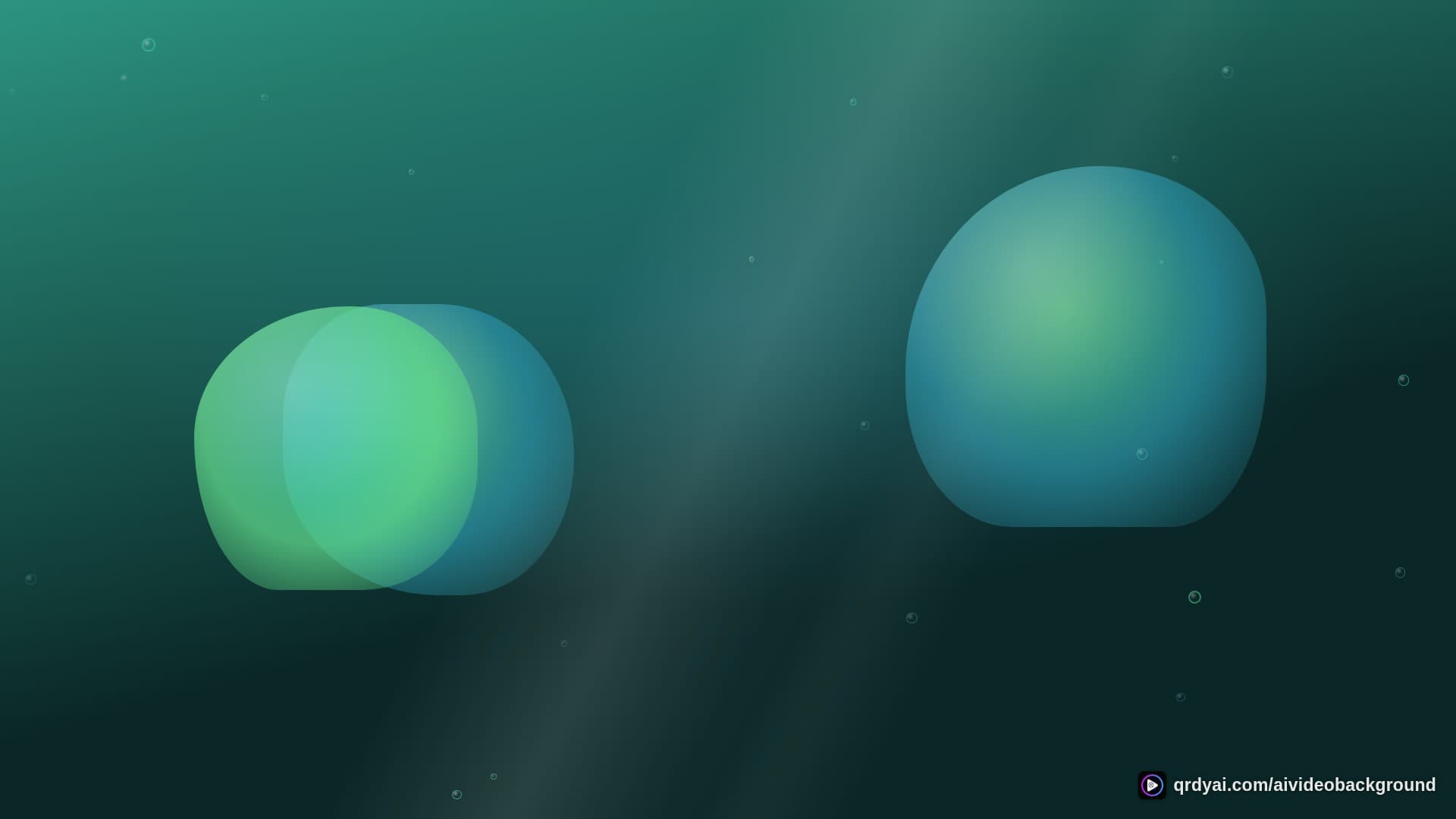 liquid bubble float landscape loop video background preview