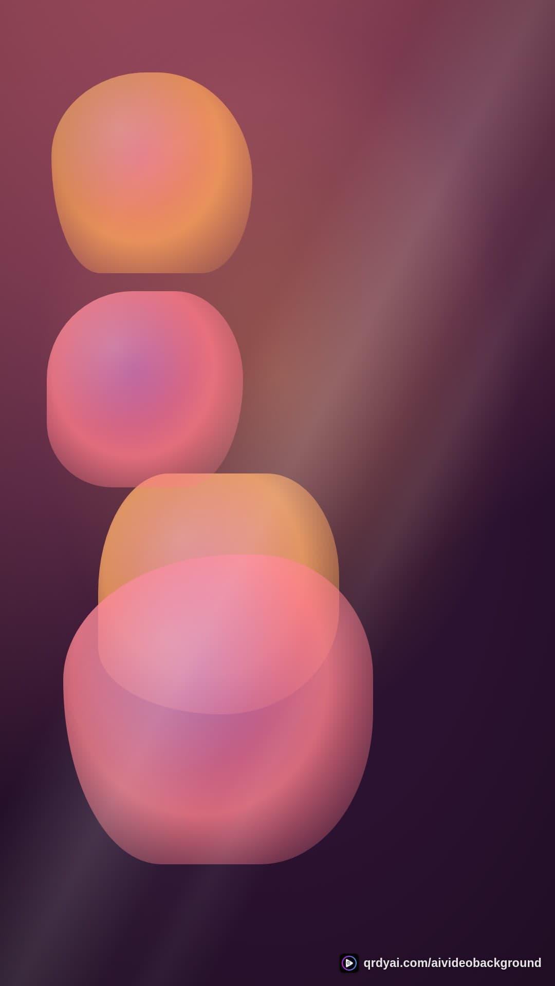 liquid melt portrait loop video background preview