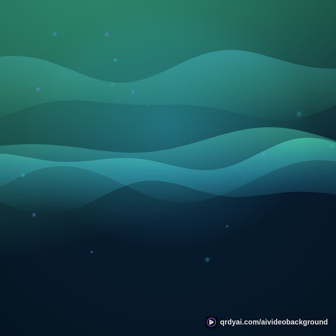 aurora breath square loop video background preview