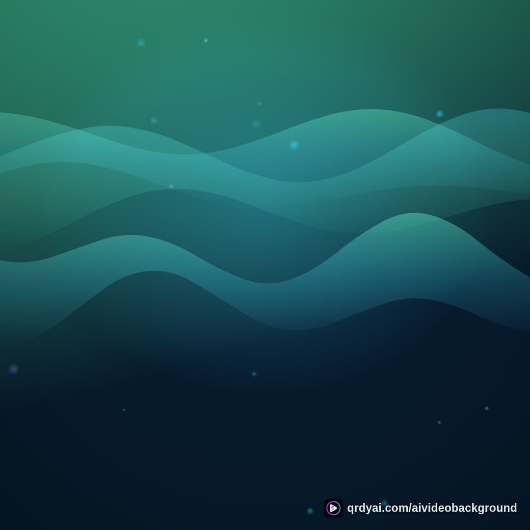 aurora breath square loop video background preview