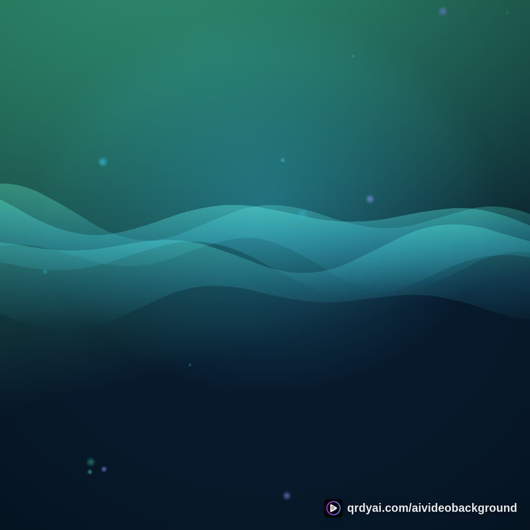 aurora breath square loop video background preview