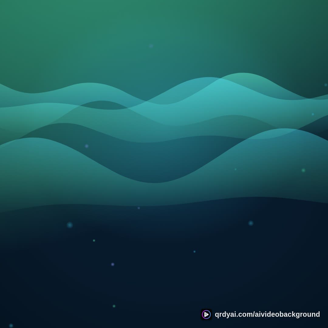 aurora breath square loop video background preview