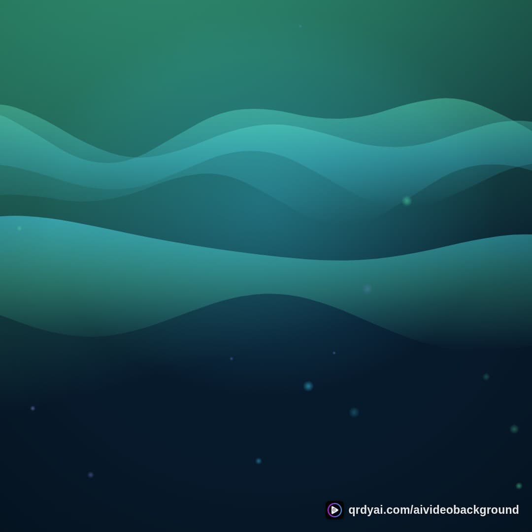 aurora breath square loop video background preview