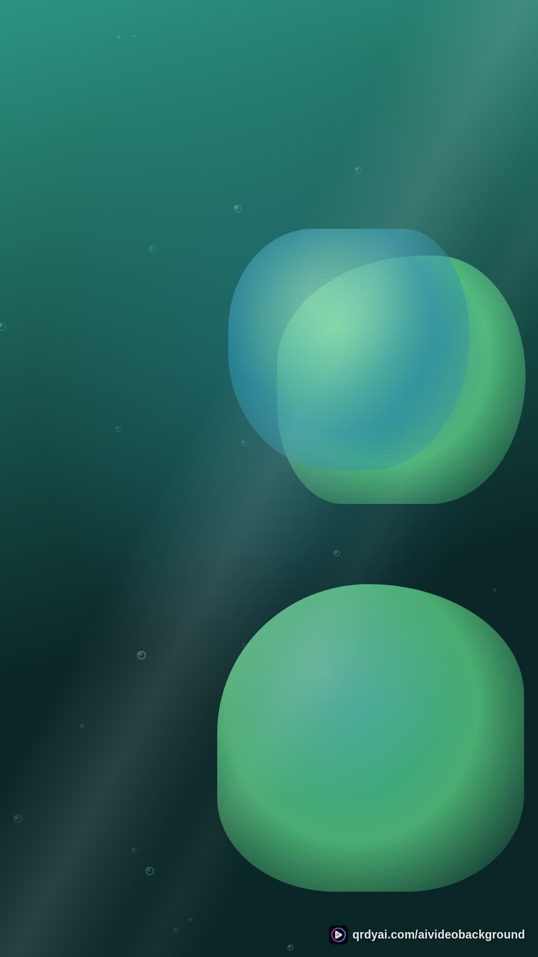 liquid bubble float portrait loop video background preview