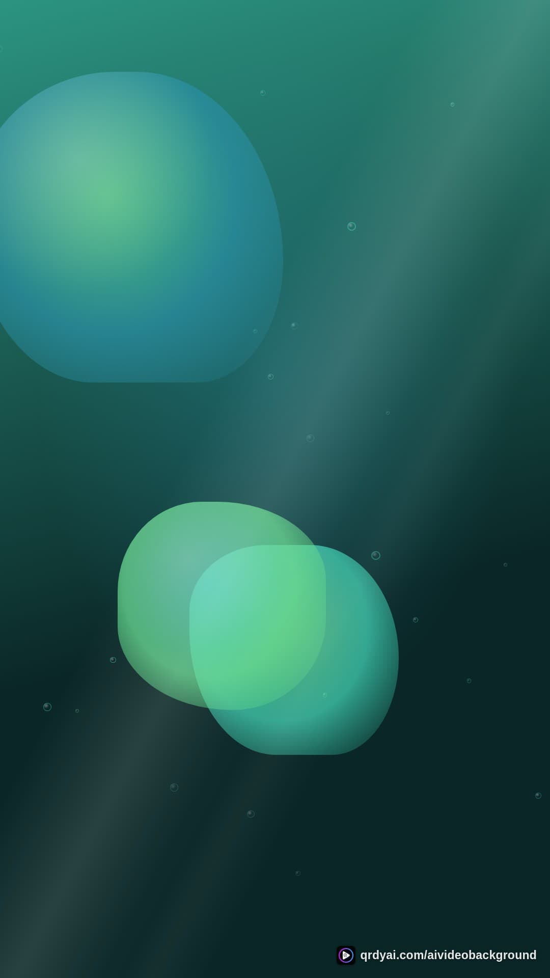 liquid bubble float portrait loop video background preview