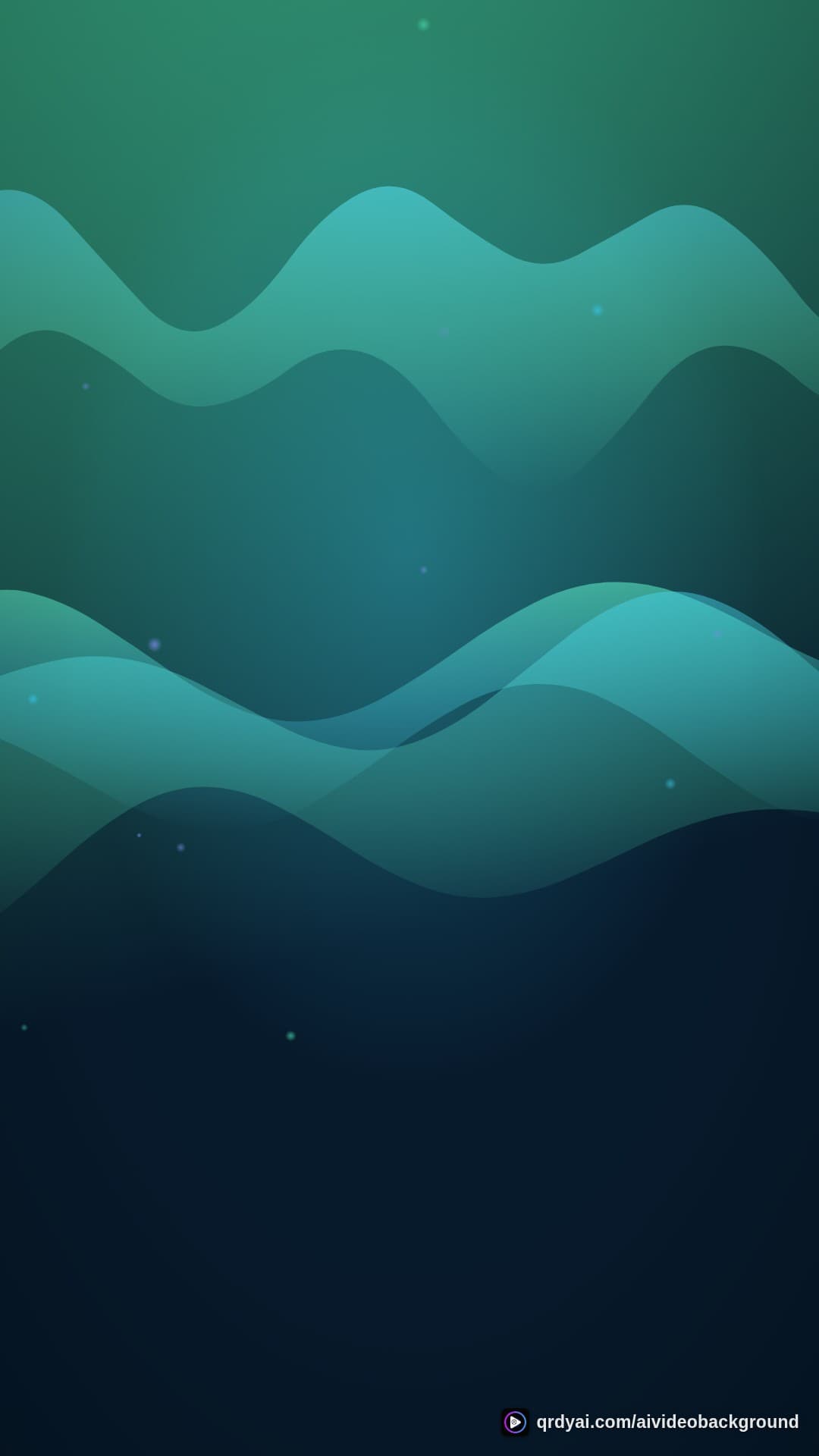 aurora breath portrait loop video background preview
