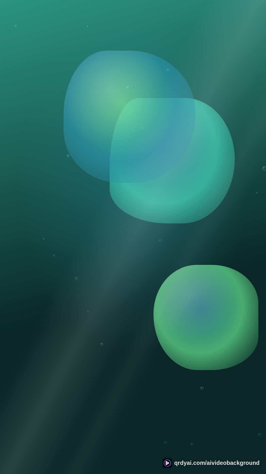 liquid bubble float portrait loop video background preview