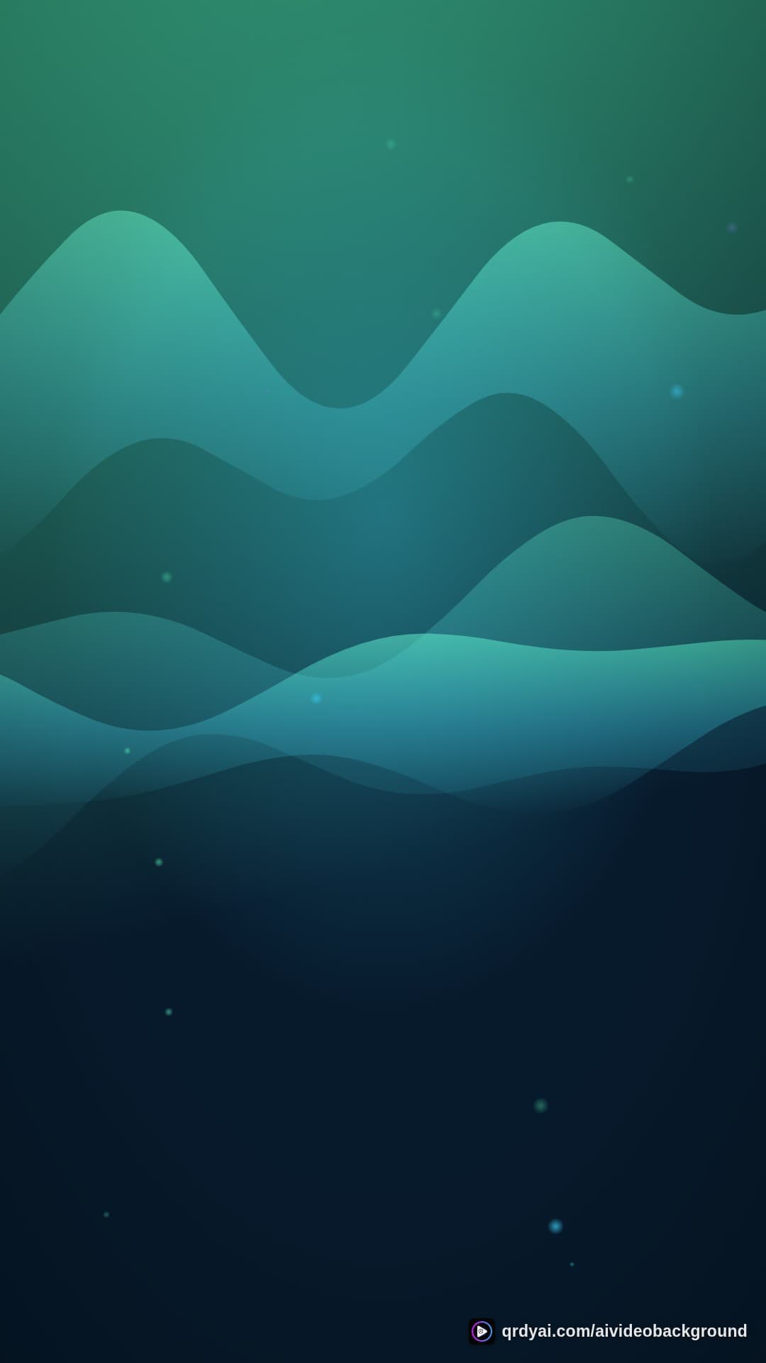aurora breath portrait loop video background preview