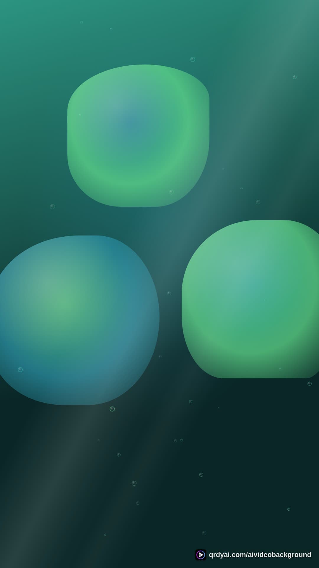 liquid bubble float portrait loop video background preview
