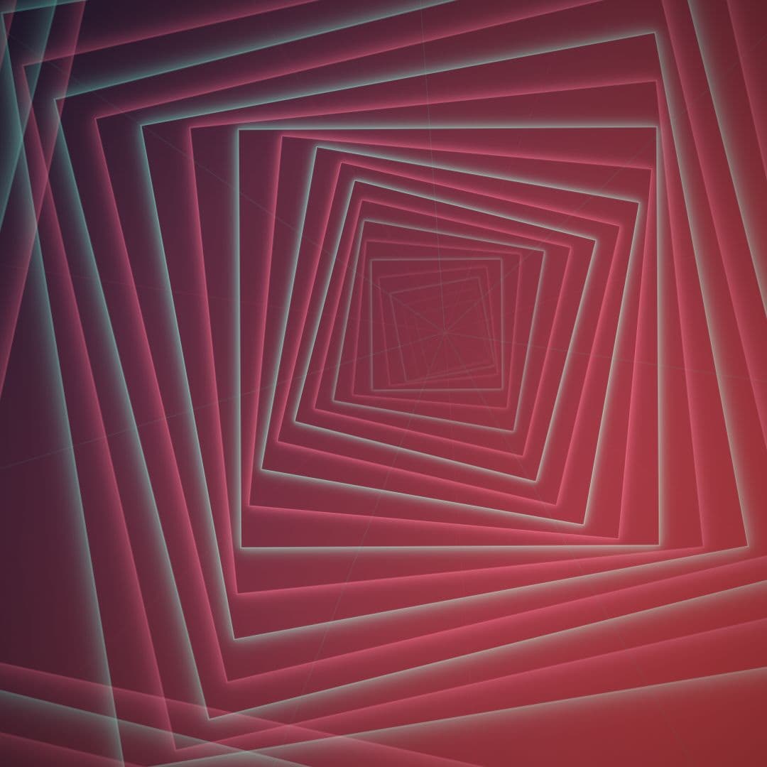 neon tunnel strobe square loop video background preview