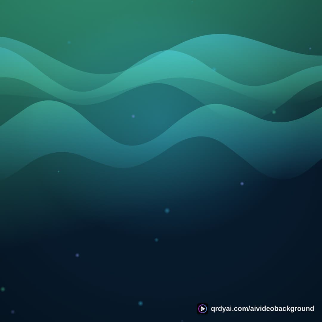 aurora breath square loop video background preview