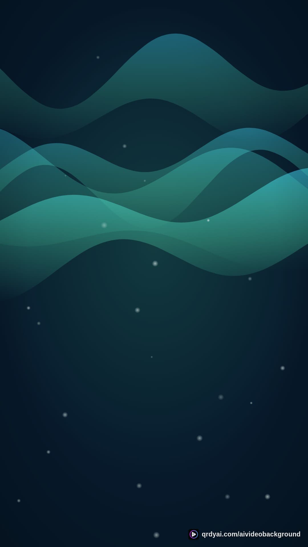 aurora polar night portrait loop video background preview