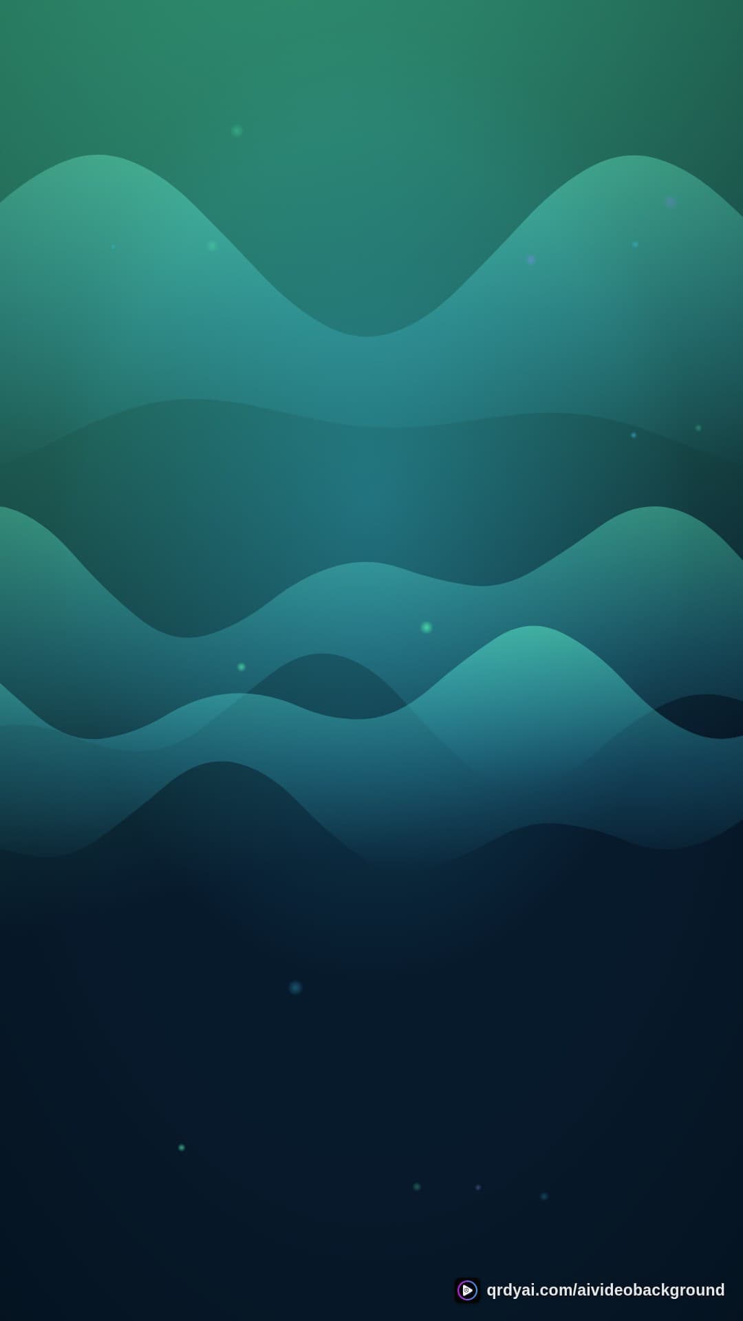 aurora breath portrait loop video background preview