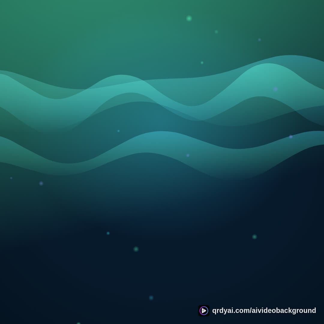 aurora breath square loop video background preview