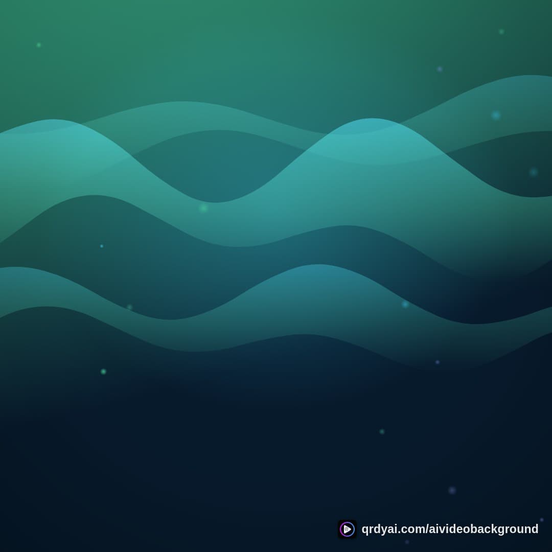 aurora breath square loop video background preview
