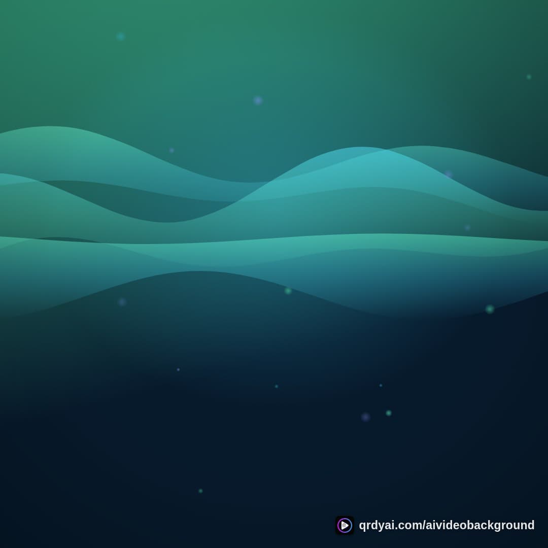aurora breath square loop video background preview